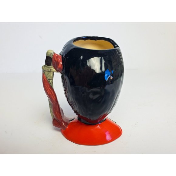 Royal Doulton 1986 The Guardsman Mini Character Jug, Vintage Ceramic Toby Mug - Picture 6 of 9